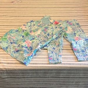 Lilly Pulitzer girls tank top and pants